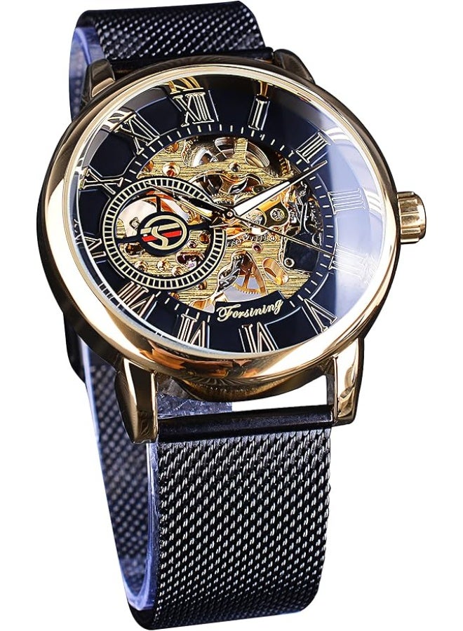 FORSINING Watches for Men Watch Stainless Steel Luxury Luminous Water Resistant Automatic Mechanical Wristwatch 1040 - Image 1